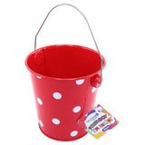 Load image into Gallery viewer, Polka Dot Tin Bucket - 10cm

