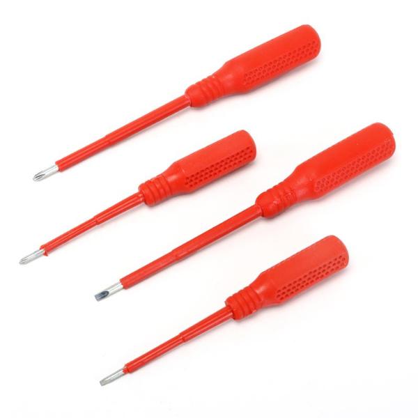 4 Pack Insulated Rubber Screwdriver