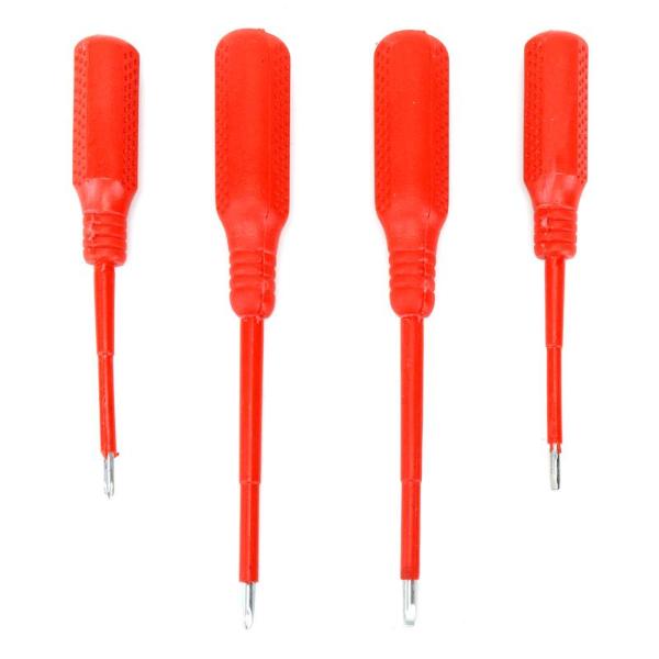 4 Pack Insulated Rubber Screwdriver