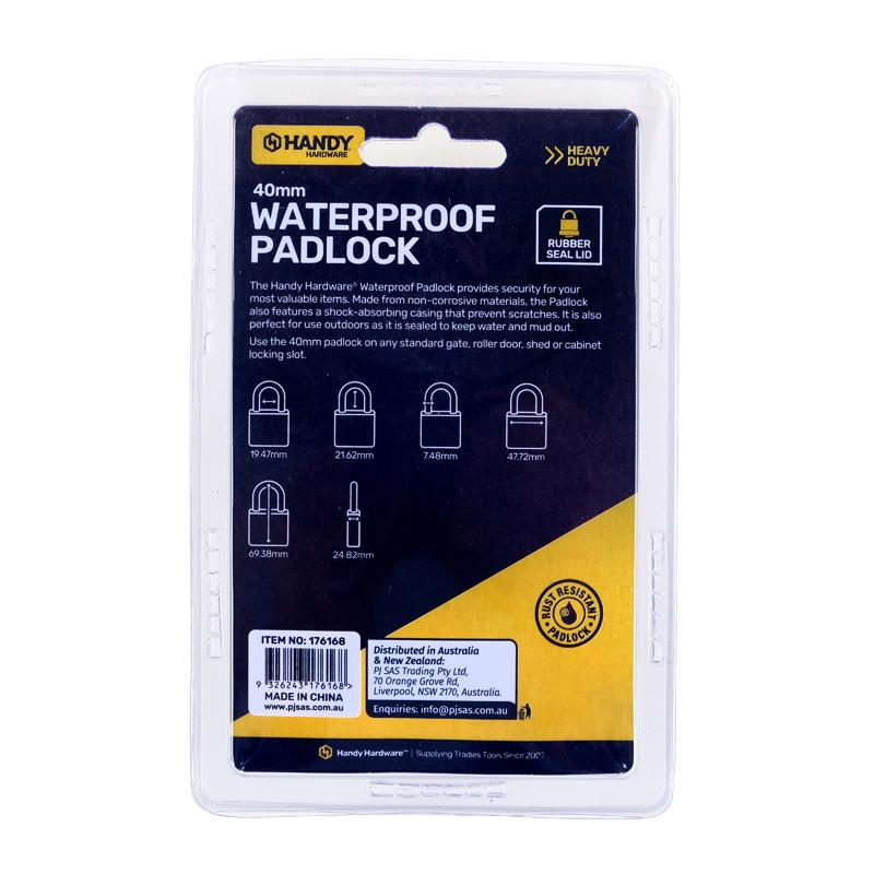 Waterproof Heavy Duty Padlock - 4cm