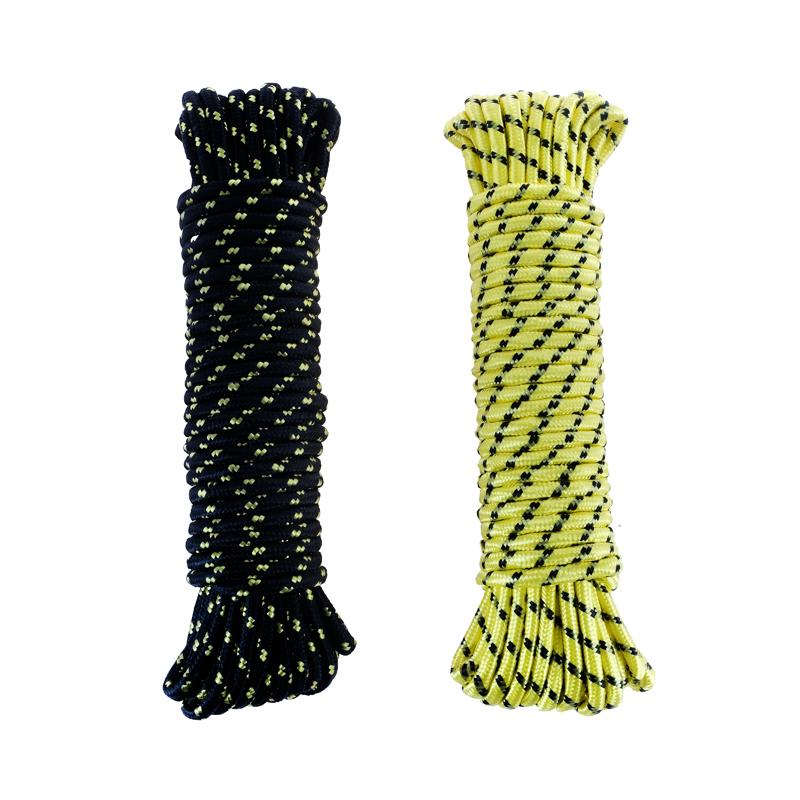 Diamond Braided Poly Rope - 1cm x 15m | The Base Warehouse