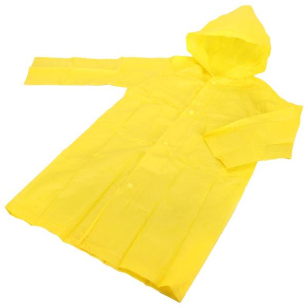 Adult Yellow Plain Rain Coat - 143cm x 60cm