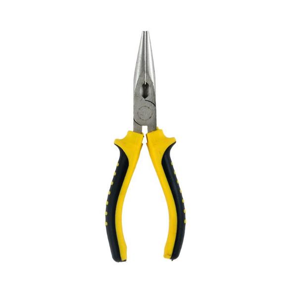 Premium Black & Yellow Long Nose Comfort Grip Handle Plier - 1.5cm