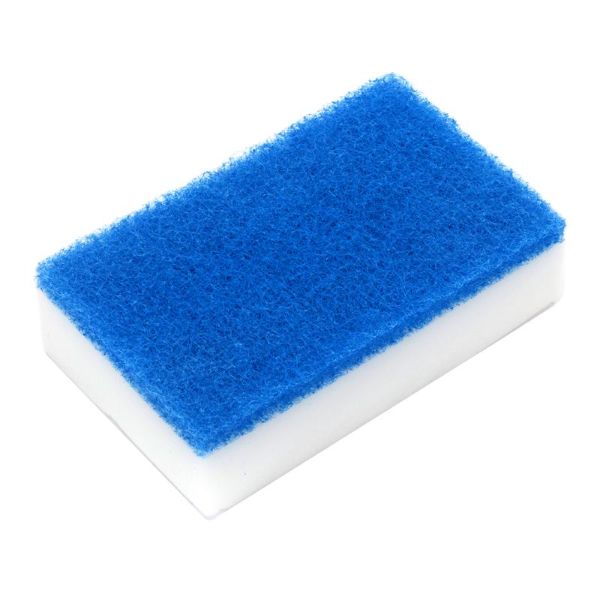 4 Pack Eraser Sponge With Scrubber - 11cm x 6cm