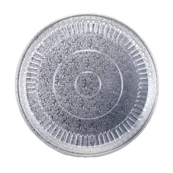 Round Catering Foil Tray With Lid - 30.5cm