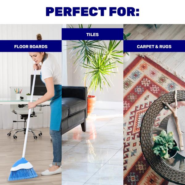 2 Pack Xtra Kleen Soft Bristles Broom - 132cm