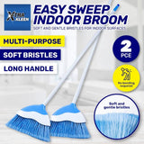 Load image into Gallery viewer, 2 Pack Xtra Kleen Soft Bristles Broom - 132cm
