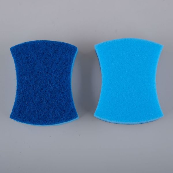 3 Pack Sponge With Top Scourer - 10cm x 8cm x 3cm