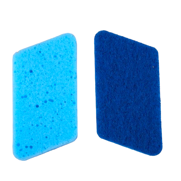 3 Pack Sponge With Top Scourer - 11.5cm x 7cm x 2.5cm