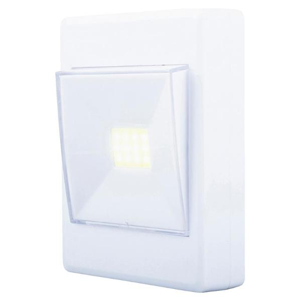 Illuminex 3W 120 Lumens Cob Led Magnetic Cabinet Light Switch - 8.7cm x 8.7cm x 2.8cm