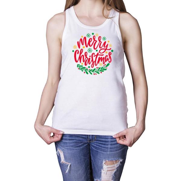 Womens Assorted Christmas Singlet