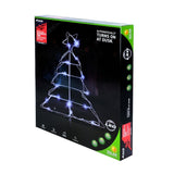 Load image into Gallery viewer, 16 Cool White Led Silhouette Stake Christmas Tree Solar Light With 1.9m Lead - 43cm x 51cm
