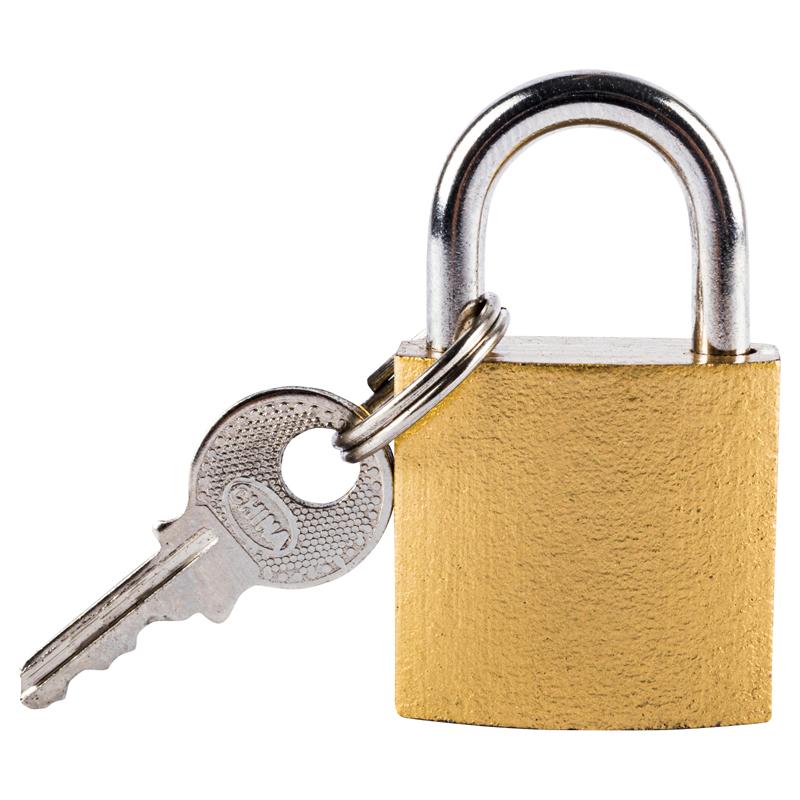 Padlock With 3 Keys - 2.5cm