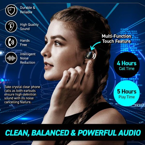 Wireless Bluetooth Earphones With Charging Storage Case