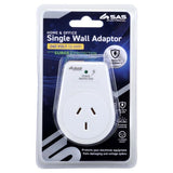 Load image into Gallery viewer, White 240V 10A Max Load 2400W Single Wall Adaptor
