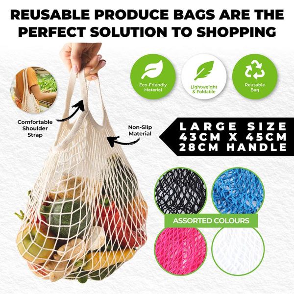 Reusable Mesh Shopping Bags