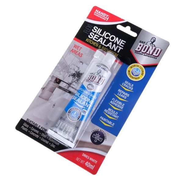 Kitchen & Bathroom Silicone Sealant - 40ml