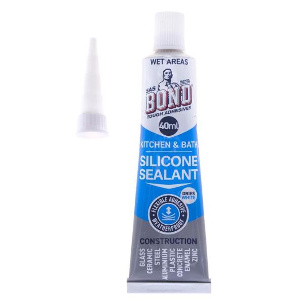 Kitchen & Bathroom Silicone Sealant - 40ml