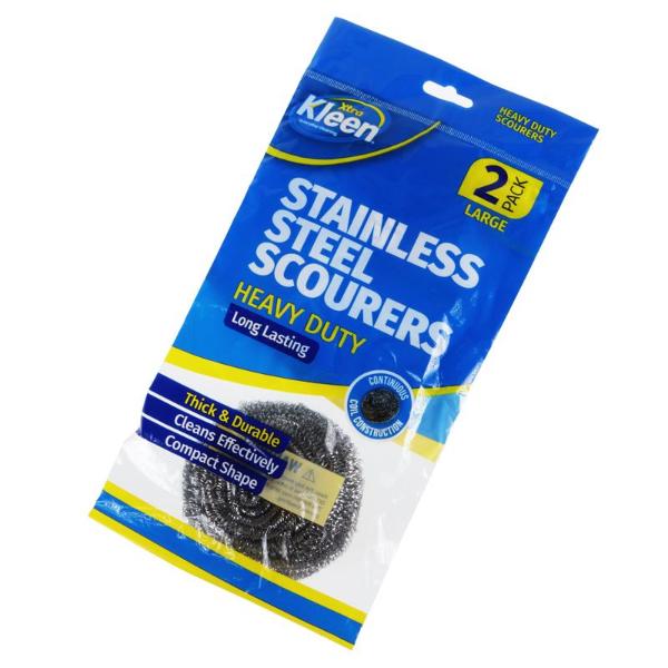 2 Pack Stainless Steel Scourer - 80g