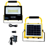 Load image into Gallery viewer, Portable Worklight 50W Rechargeable Solar With Adjustable Tripod 33cm x 23cm x 5.9cm
