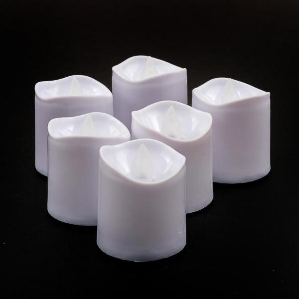 6 Pack Flameless Led Votive Candles - 4.8cm x 3.8cm