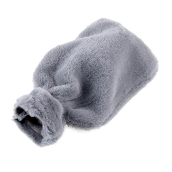 Coral Fleece Cover Hot Water Bottle - 1.7L