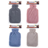 Load image into Gallery viewer, Coral Fleece Cover Hot Water Bottle - 1.7L
