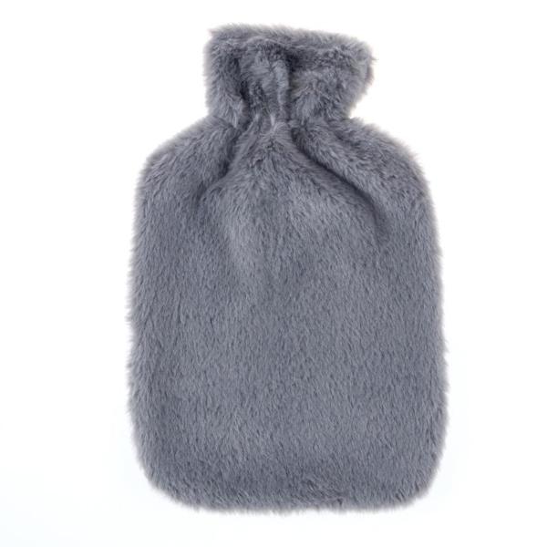 Coral Fleece Cover Hot Water Bottle - 1.7L