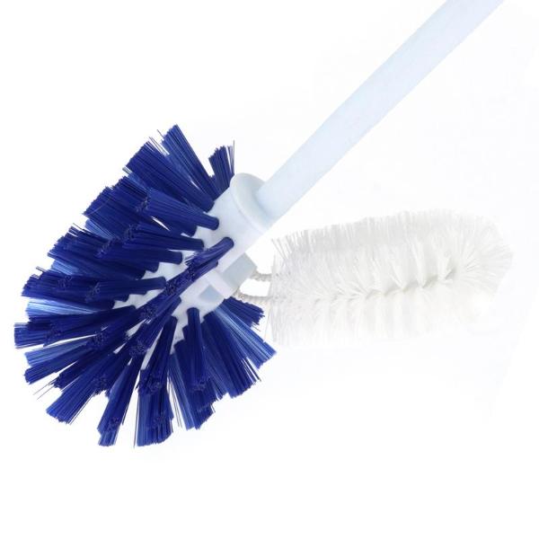 Deluxe Toilet Brush With Soft Grip Handler & Holder