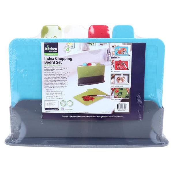 4 Pack Index Shopping Board With Stand - 30cm x 20cm x 0.06cm