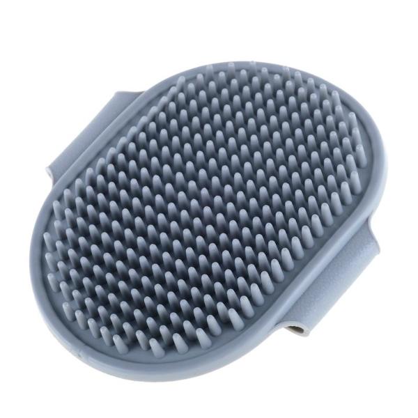 Grey Dog Grooming Palm Brush