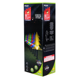 Load image into Gallery viewer, 8 Pack Multicolour Solar Light Tree Stakes - 26cm x 9cm
