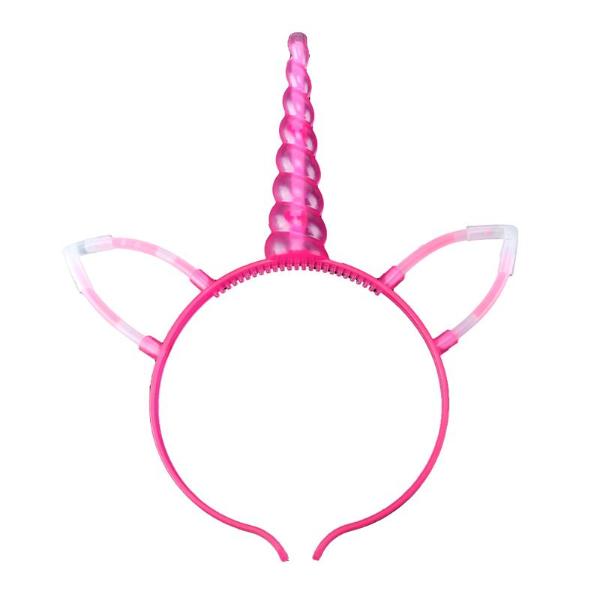 8 Pack Unicorn Headband Glow Stick