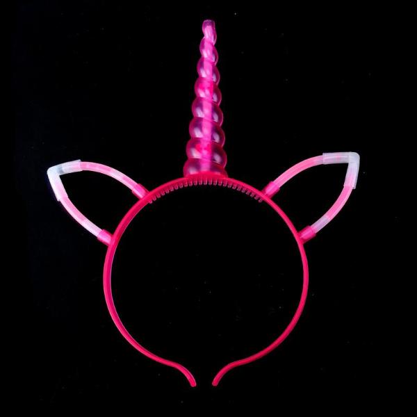 8 Pack Unicorn Headband Glow Stick