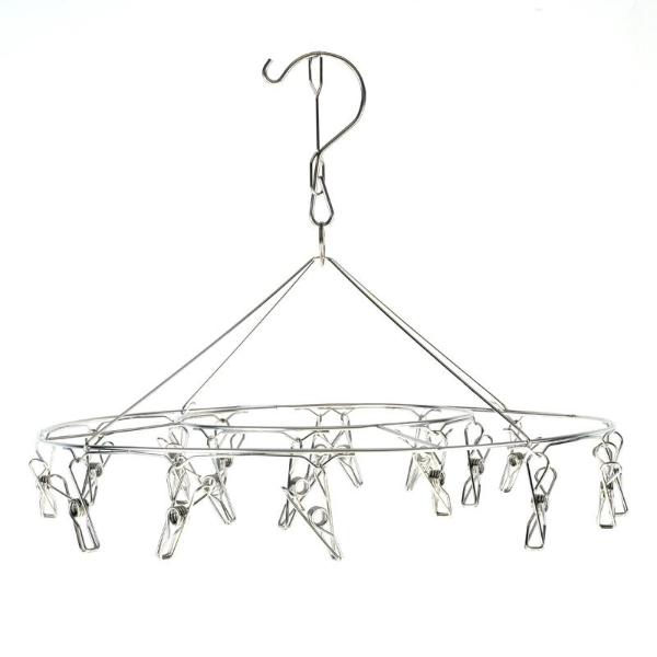 Stainless Steel Pegs Hanging Airer With 20 Pegs