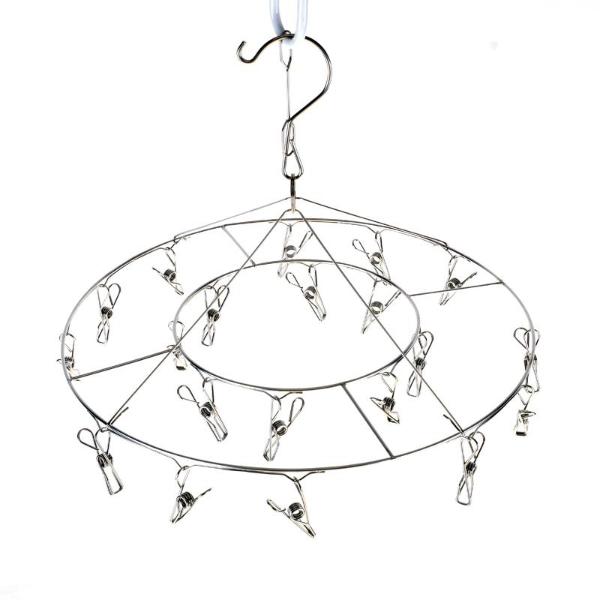 Stainless Steel Pegs Hanging Airer With 20 Pegs
