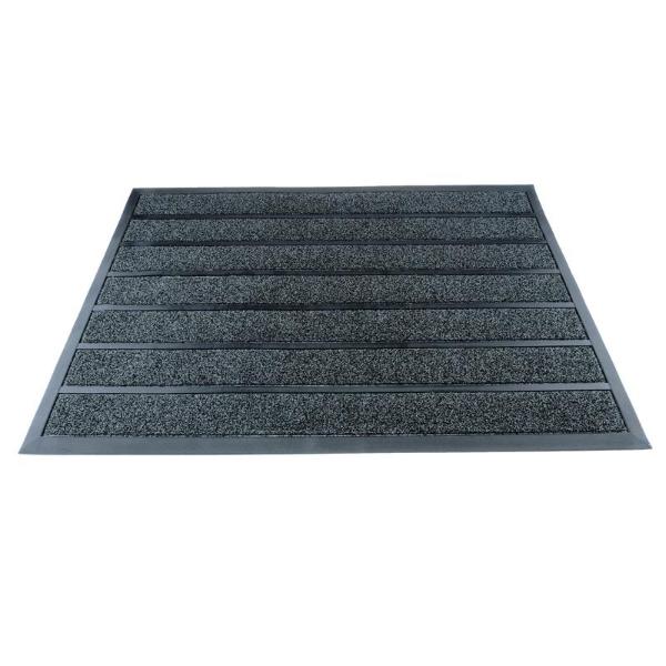 Mat Outdoor Rubber 60cm x 90cm Black / Brown Assorted in Carton