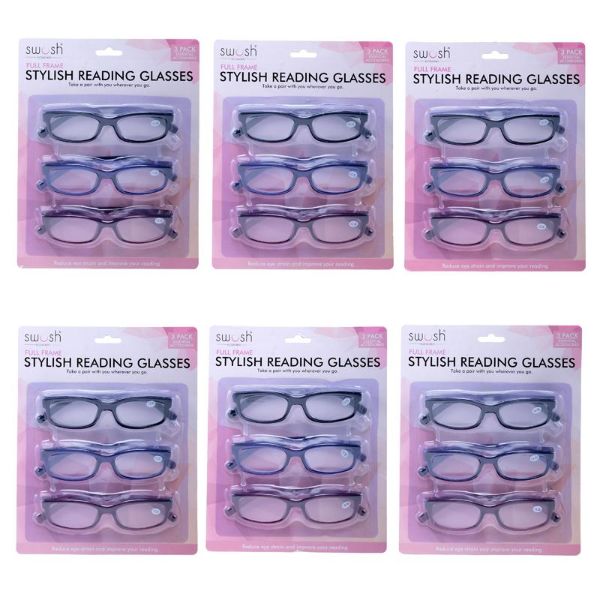 3 Pack Reading Numbered Glasses