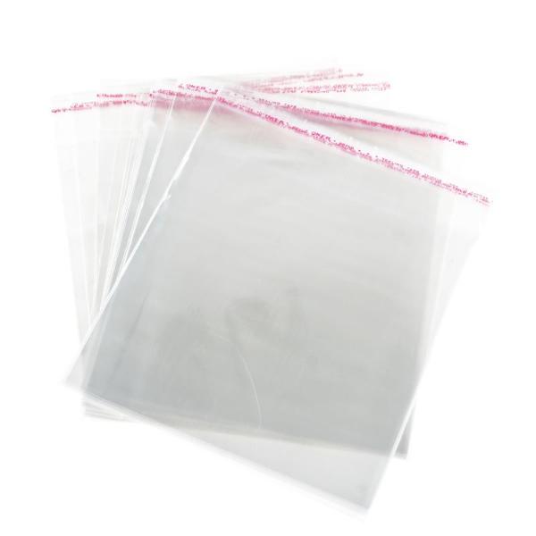 50 Pack Premium Peel & Seal Cellophane Bags - 15cm x 15cm