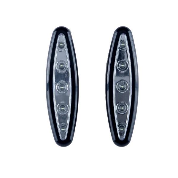 2 Pack Illuminex Battery Operated Push Light With Adhesive Backing 5 Led