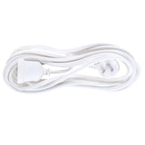 Load image into Gallery viewer, White 240V 10A Max Load 240W Piggy Back Extension Lead - 5m

