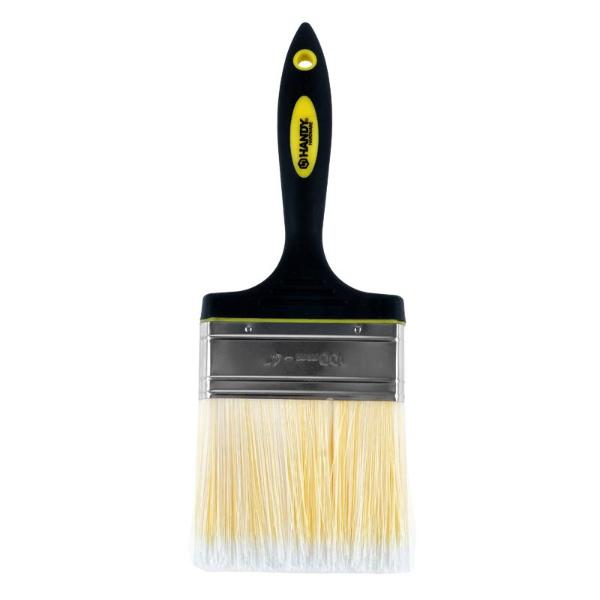 Paint Brush With Rubber Handle - 10cm