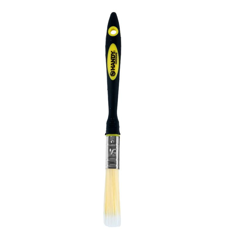 Paint Brush With Rubber Handle - 1.2cm
