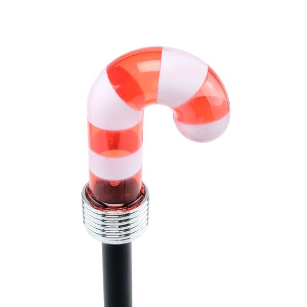 Solar Candy Cane Led Stake Light - 7.5cm x 40cm