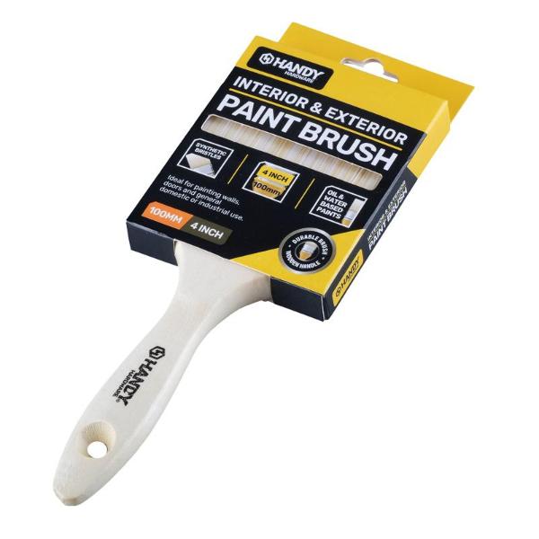Paint Brush With Wooden Handle - 10cm
