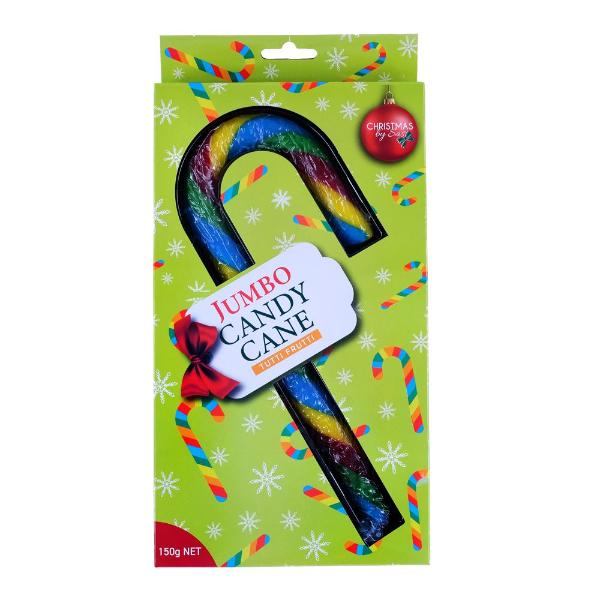 Jumbo Tutti Frutti Candy Cane - 23cm