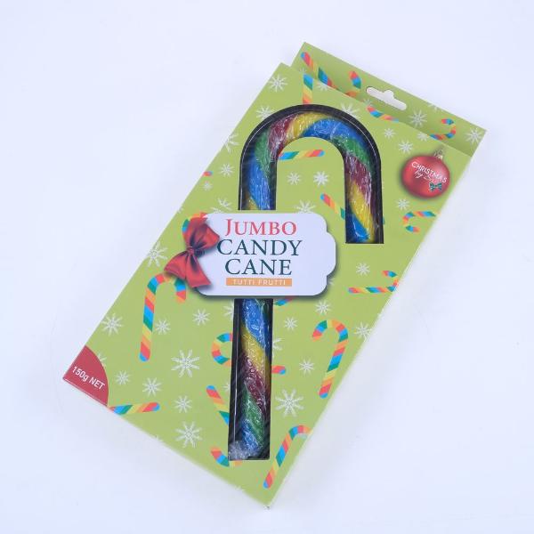 Jumbo Tutti Frutti Candy Cane - 23cm