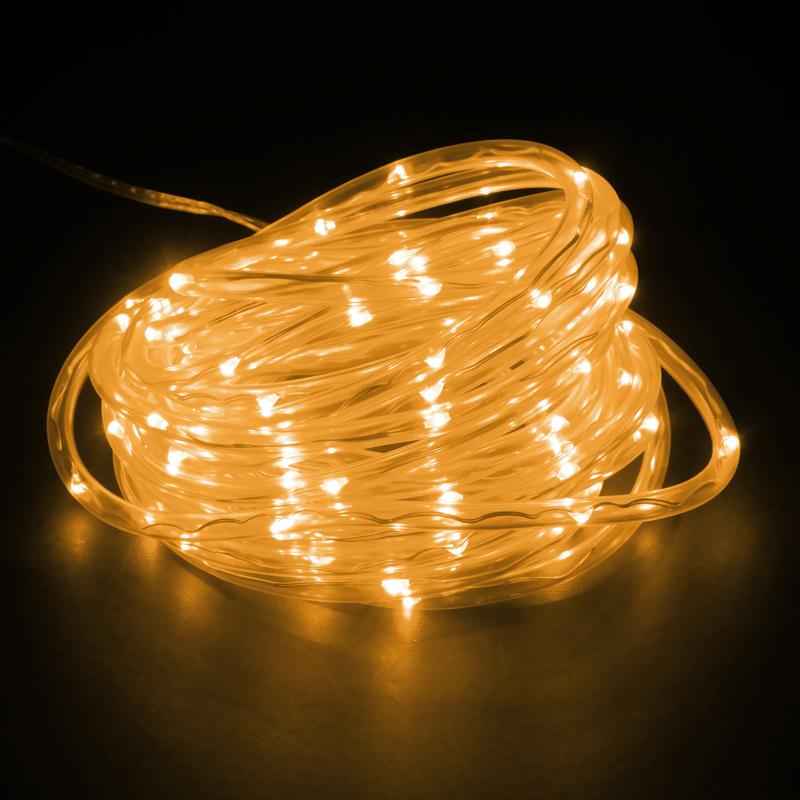 Warm White Led Solar Rope Light - 700cm