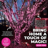 Load image into Gallery viewer, Pink Led Solar Weather Resistant Fairy Lights - 19.5m
