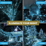Load image into Gallery viewer, Blue Led Solar Weather Resistant Fairy Lights - 19.5m
